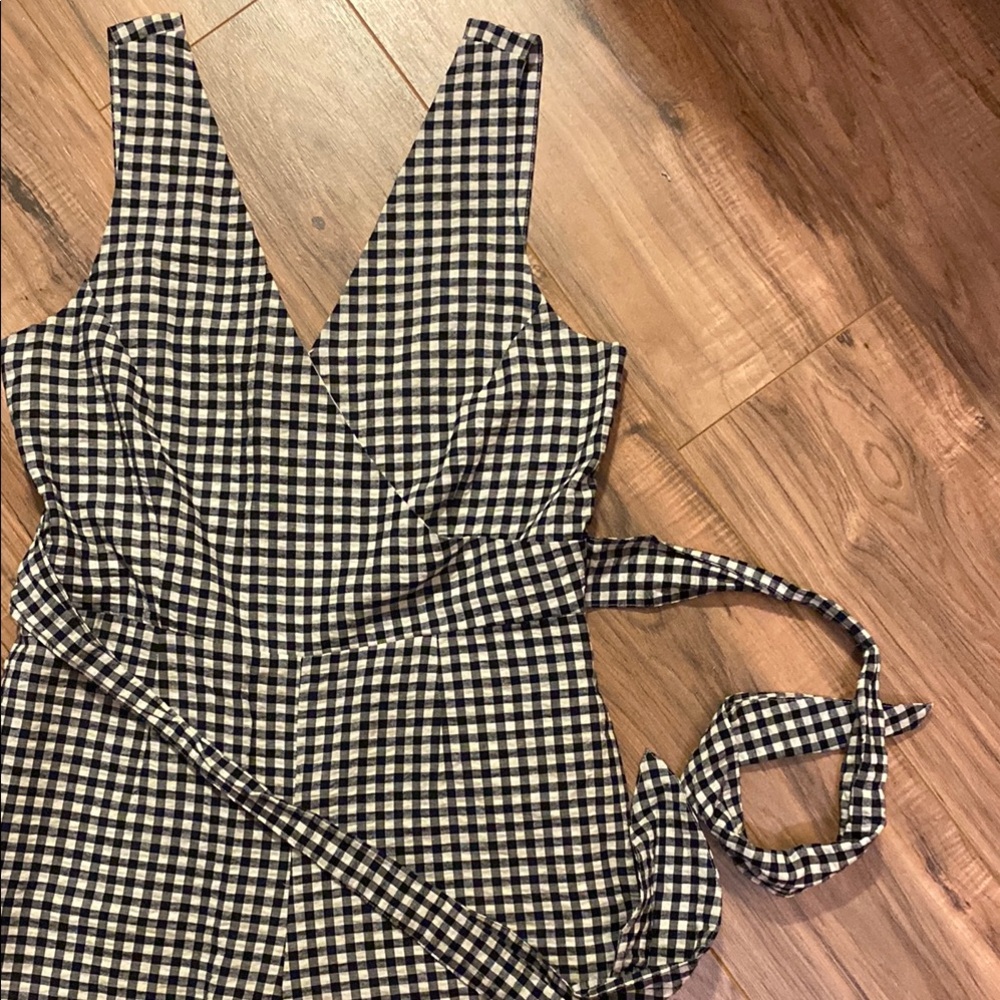 Banana Republic Gingham Jumpsuit